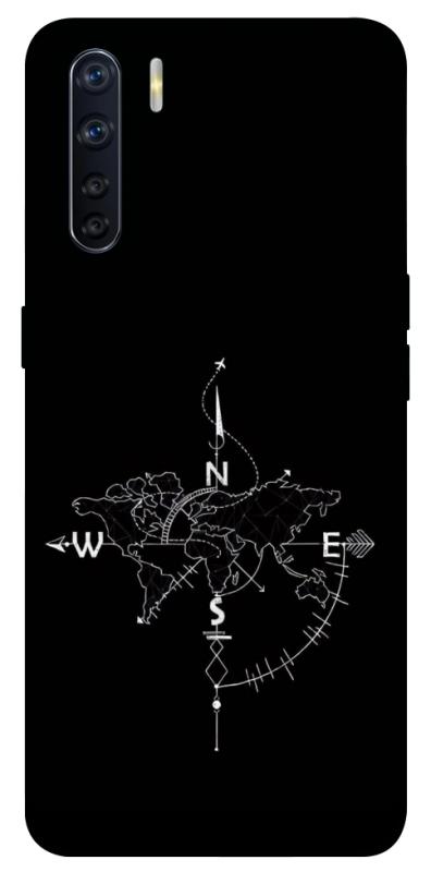 Чохол itsPrint Compass для Oppo A91, black, купити оптом з доставкою