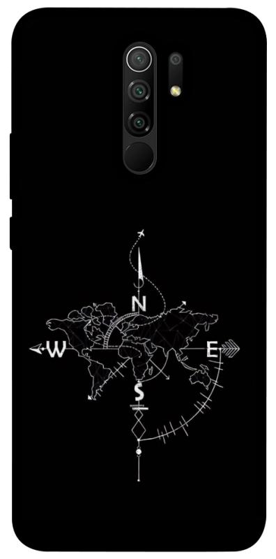 Чохол itsPrint Compass для Xiaomi Redmi 9, black, купити оптом з доставкою