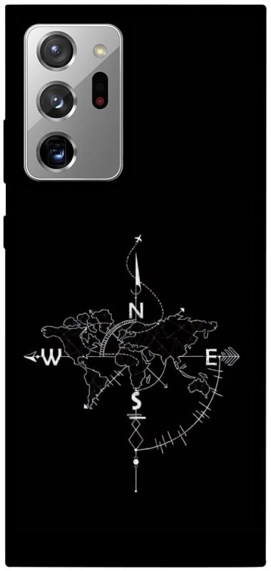 Чохол itsPrint Compass для Samsung Galaxy Note 20 Ultra, black, купити оптом з доставкою
