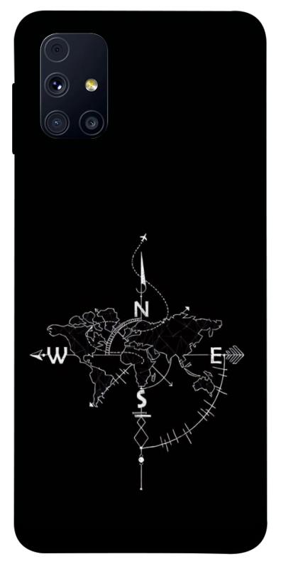 Чохол itsPrint Compass для Samsung Galaxy M31s, black, купити оптом з доставкою