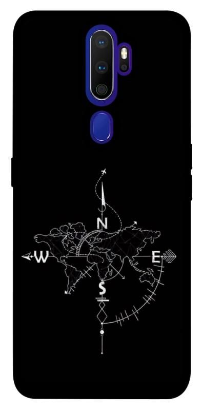 Чохол itsPrint Compass для Oppo A5 (2020) / Oppo A9 (2020), black, купити оптом з доставкою