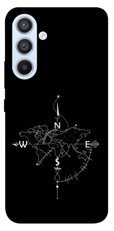 Чохол itsPrint Compass для Samsung Galaxy A54 5G, black, купити оптом з доставкою