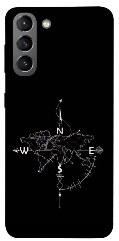 Чохол itsPrint Compass для Samsung Galaxy S21, black, купити оптом з доставкою