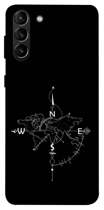 Чохол itsPrint Compass для Samsung Galaxy S21+, black, купити оптом з доставкою