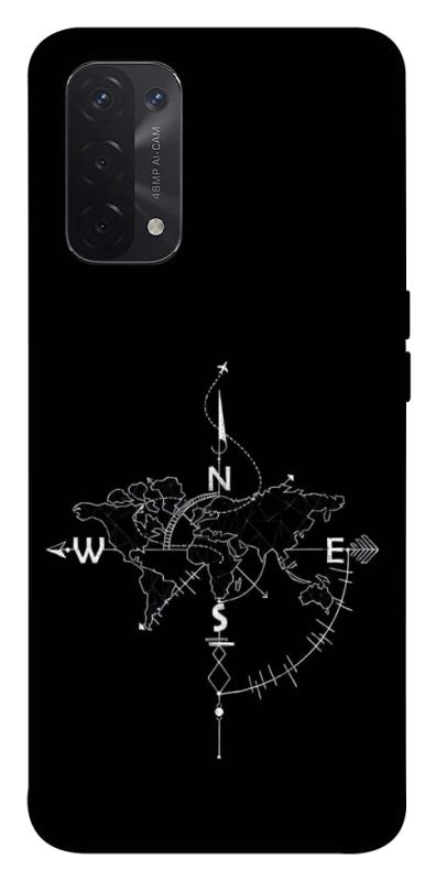 Чехол itsPrint Compass для Oppo A54 4G, black, купить оптом с доставкой