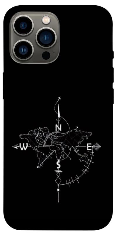 Чохол itsPrint Compass для Apple iPhone 13 Pro Max (6.7"), black, купити оптом з доставкою
