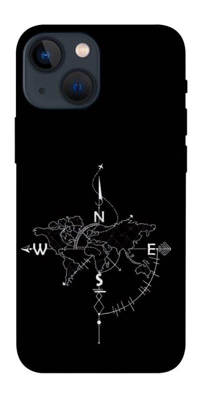 Чохол itsPrint Compass для Apple iPhone 13 mini (5.4"), black, купити оптом з доставкою