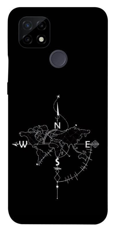 Чохол itsPrint Compass для Realme C21, black, купити оптом з доставкою