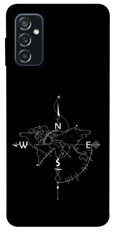 Чехол itsPrint Compass для Samsung Galaxy M52, black, купить оптом с доставкой