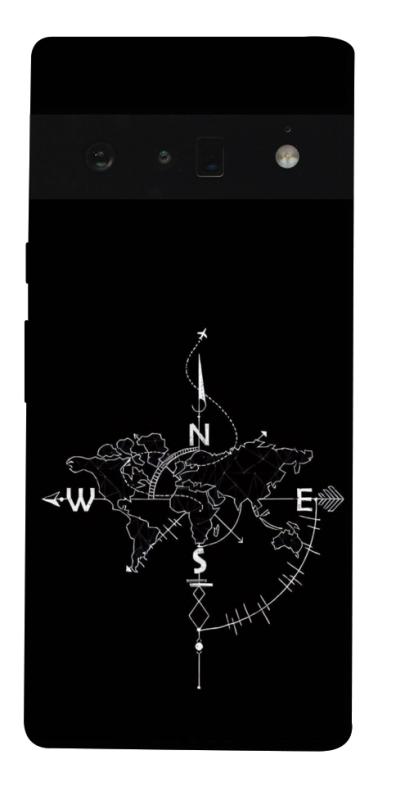 Чохол itsPrint Compass для Google Pixel 6 Pro, black, купити оптом з доставкою