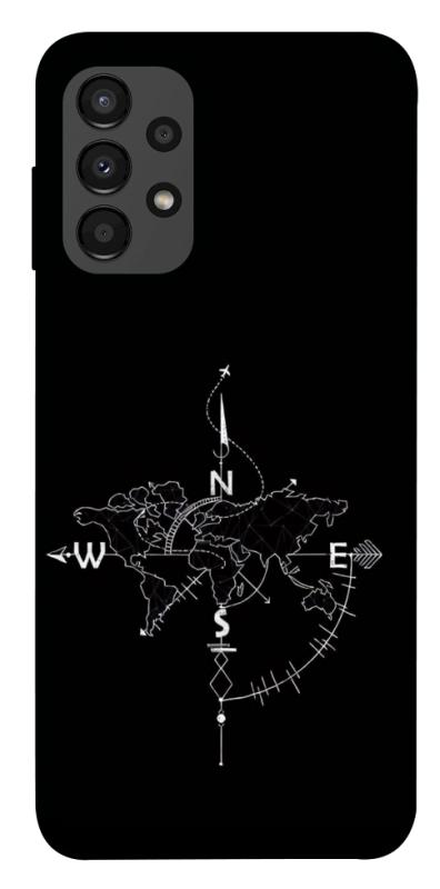 Чехол itsPrint Compass для Samsung Galaxy A13 4G, black, купить оптом с доставкой