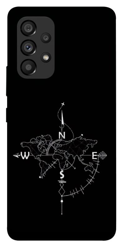 Чехол itsPrint Compass для Samsung Galaxy A53 5G, black, купить оптом с доставкой