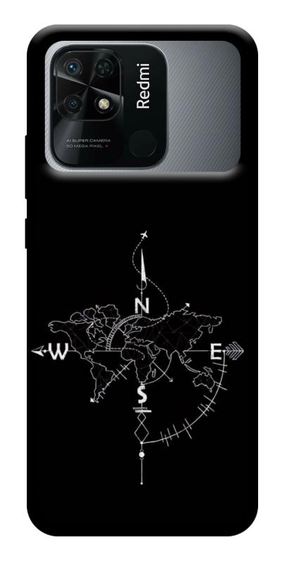 Чохол itsPrint Compass для Xiaomi Redmi 10C, black, купити оптом з доставкою