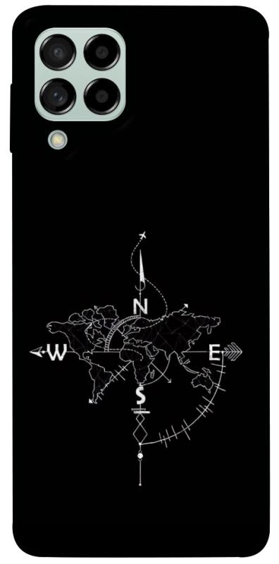 Чохол itsPrint Compass для Samsung Galaxy M53 5G, black, купити оптом з доставкою