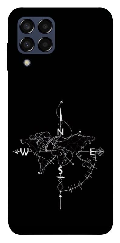 Чехол itsPrint Compass для Samsung Galaxy M33 5G, black, купить оптом с доставкой