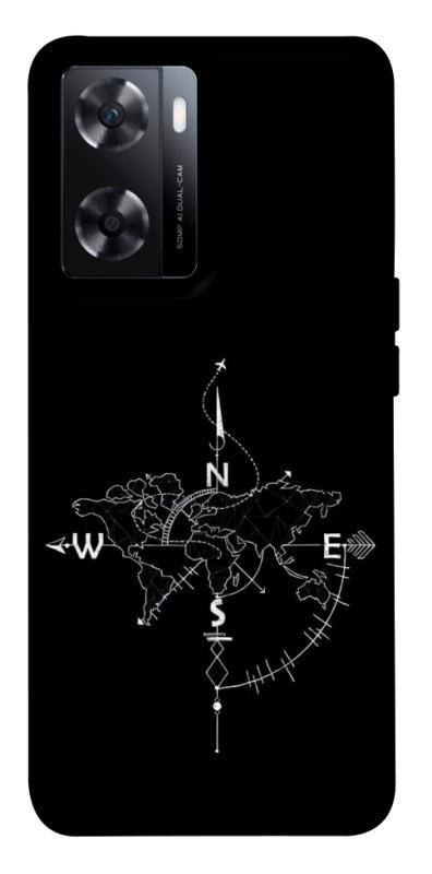 Чохол itsPrint Compass для OnePlus Nord N20 SE, black, купити оптом з доставкою