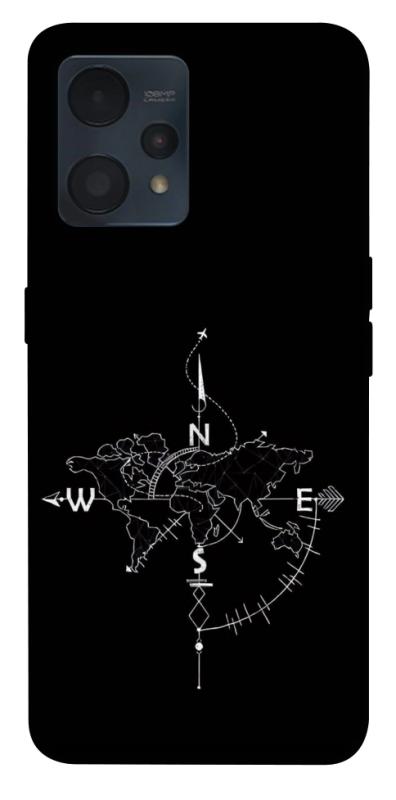Чохол itsPrint Compass для Realme 9 4G / 9 Pro+, black, купити оптом з доставкою