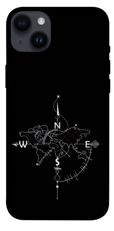 Чохол itsPrint Compass для Apple iPhone 14 Plus (6.7"), black, купити оптом з доставкою