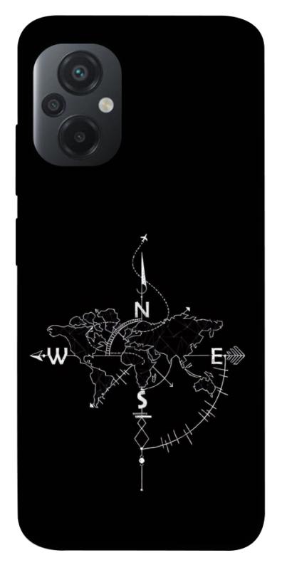 Чохол itsPrint Compass для Xiaomi Poco M5, black, купити оптом з доставкою