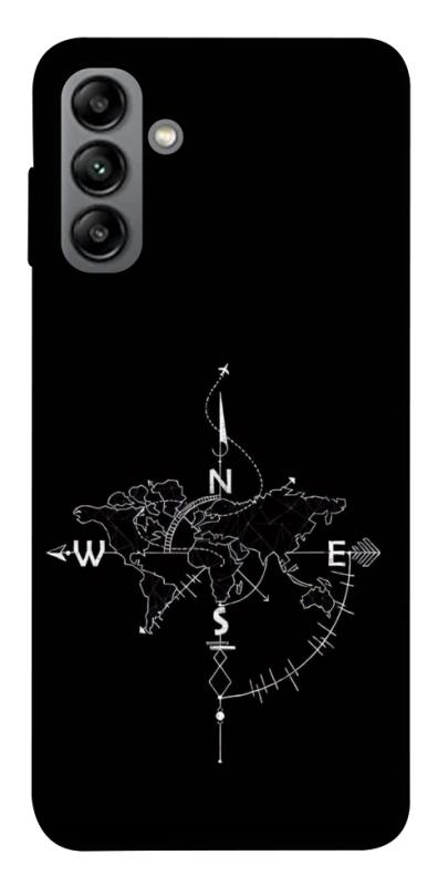 Чохол itsPrint Compass для Samsung Galaxy A04s, black, купити оптом з доставкою