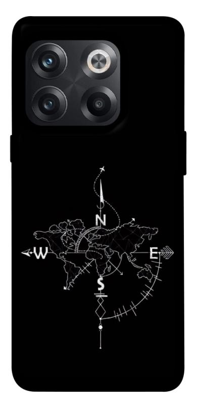 Чохол itsPrint Compass для OnePlus 10T, black, купити оптом з доставкою