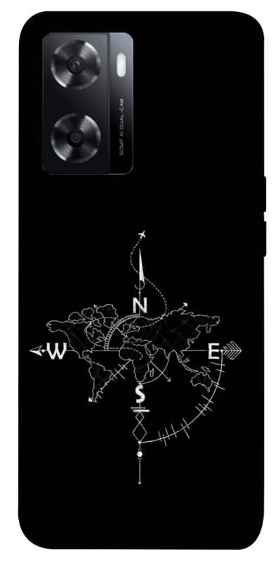 Чохол itsPrint Compass для Oppo A57s, black, купити оптом з доставкою