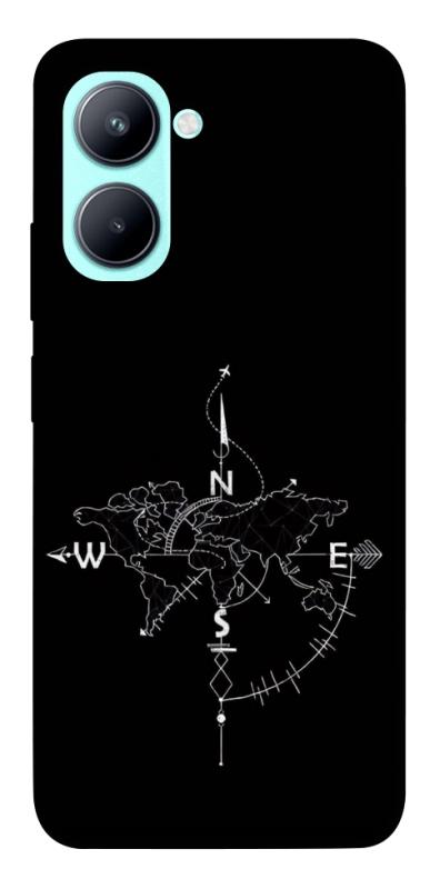 Чохол itsPrint Compass для Realme C33, black, купити оптом з доставкою