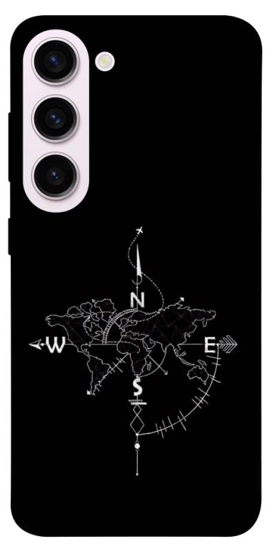 Чохол itsPrint Compass для Samsung Galaxy S23+, black, купити оптом з доставкою