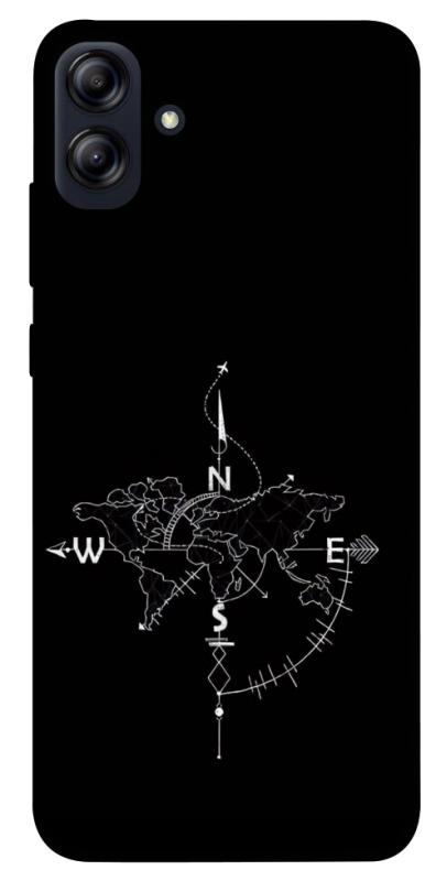 Чехол itsPrint Compass для Samsung Galaxy A04e, black, купить оптом с доставкой