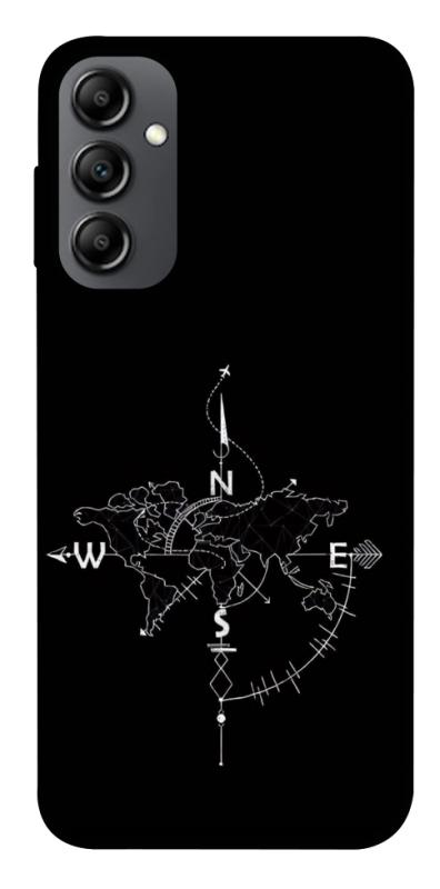 Чохол itsPrint Compass для Samsung Galaxy A14 4G/5G, black, купити оптом з доставкою