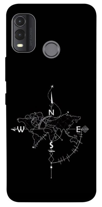 Чохол itsPrint Compass для Nokia G11 Plus, black, купити оптом з доставкою