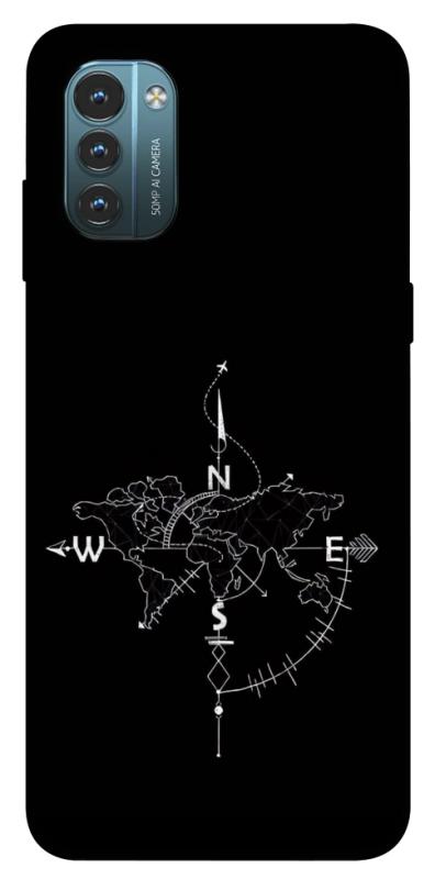 Чохол itsPrint Compass для Nokia G21, black, купити оптом з доставкою