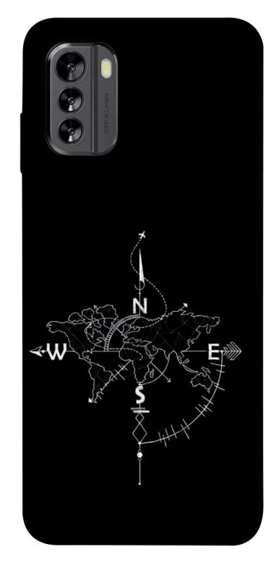 Чохол itsPrint Compass для Nokia G60, black, купити оптом з доставкою