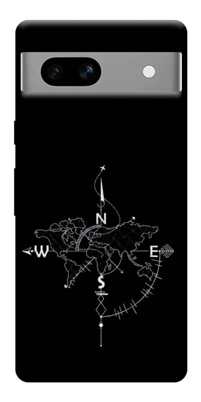 Чохол itsPrint Compass для Google Pixel 7a, black, купити оптом з доставкою