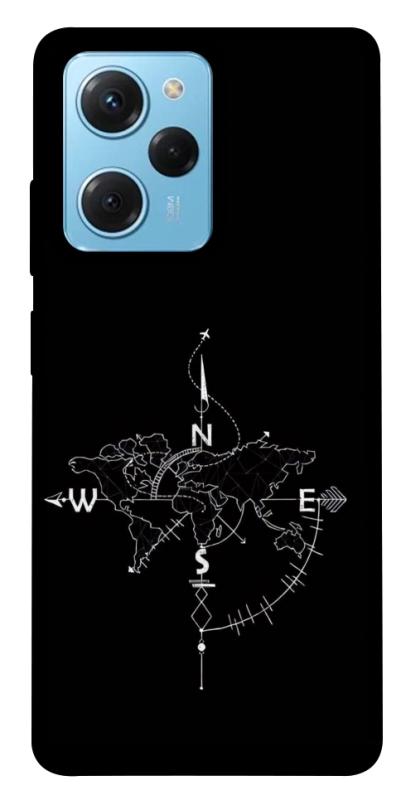Чохол itsPrint Compass для Xiaomi Poco X5 Pro 5G, black, купити оптом з доставкою