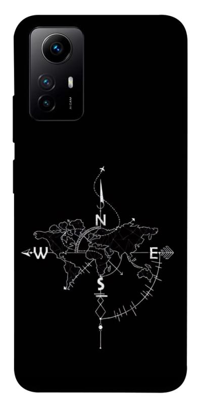 Чохол itsPrint Compass для Xiaomi Redmi Note 12S, black, купити оптом з доставкою