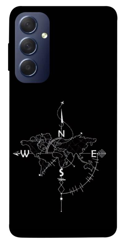 Чехол itsPrint Compass для Samsung Galaxy M54 5G, black, купить оптом с доставкой