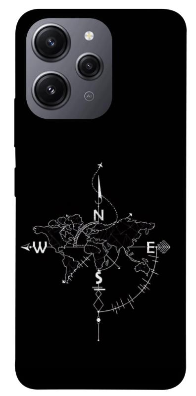 Чохол itsPrint Compass для Xiaomi Redmi 12, black, купити оптом з доставкою