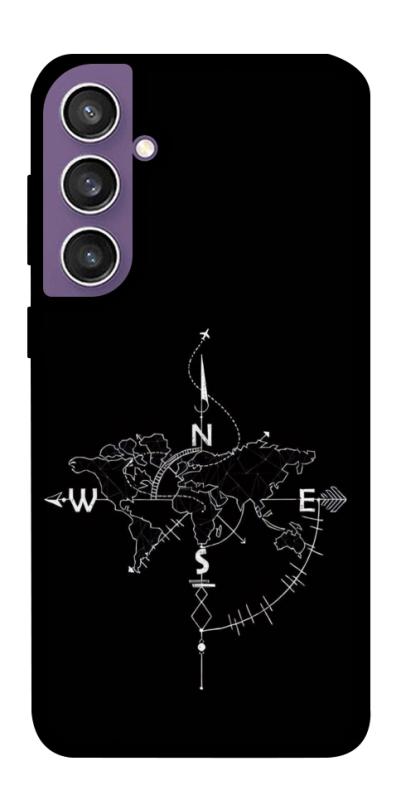 Чохол itsPrint Compass для Samsung Galaxy S23 FE, black, купити оптом з доставкою