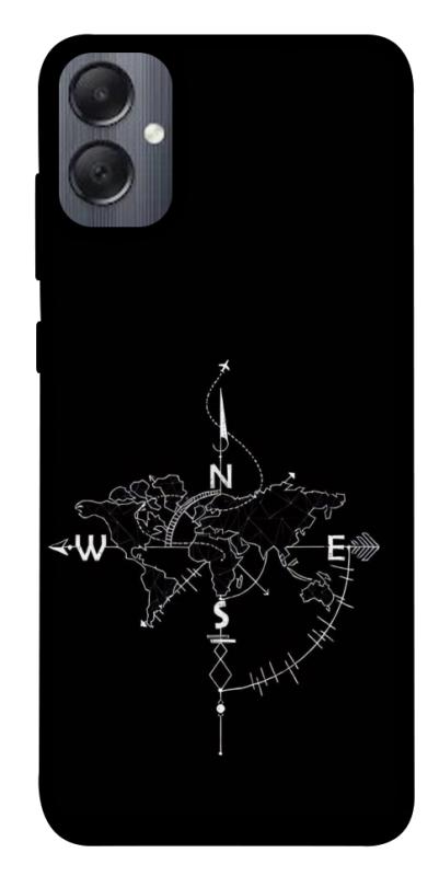 Чехол itsPrint Compass для Samsung Galaxy A05, black, купить оптом с доставкой