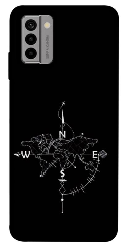 Чохол itsPrint Compass для Nokia G22, black, купити оптом з доставкою