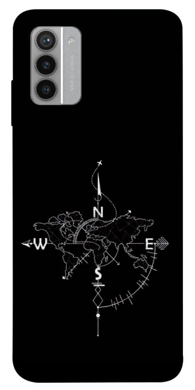 Чохол itsPrint Compass для Nokia G42, black, купити оптом з доставкою