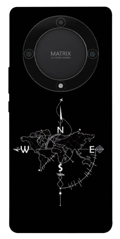 Чехол itsPrint Compass для Huawei Magic5 Lite, black, купить оптом с доставкой