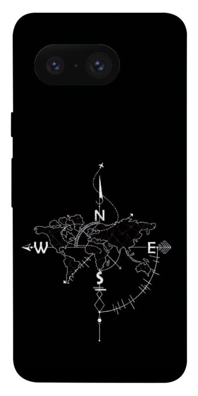 Чехол itsPrint Compass для Google Pixel 8, black, купить оптом с доставкой
