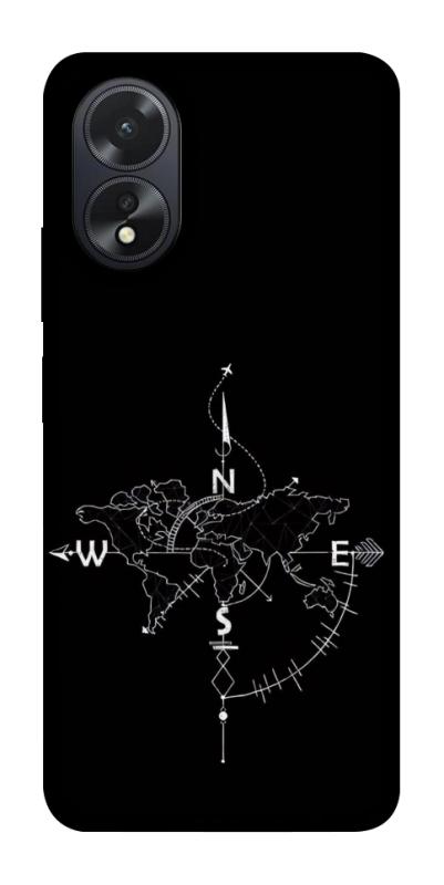 Чохол itsPrint Compass для Oppo A38, black, купити оптом з доставкою