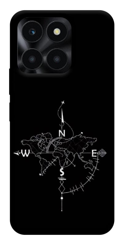 Чохол itsPrint Compass для Huawei Honor X6a, black, купити оптом з доставкою