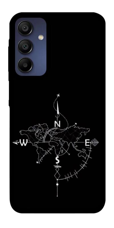 Чохол itsPrint Compass для Samsung Galaxy A15 4G/5G, black, купити оптом з доставкою