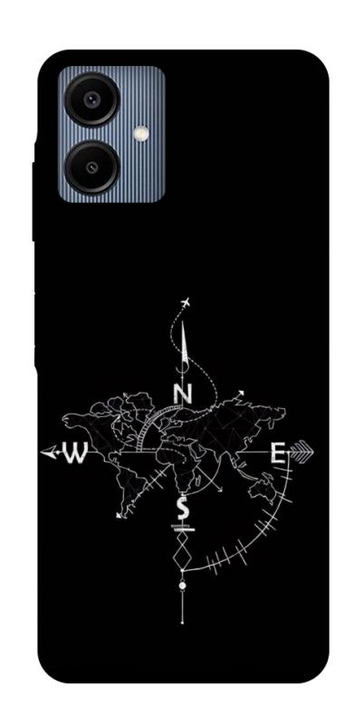 Чехол itsPrint Compass для Samsung Galaxy A06, black, купить оптом с доставкой
