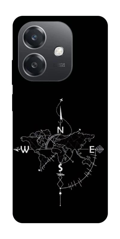 Чохол itsPrint Compass для Oppo A3 4G, black, купити оптом з доставкою