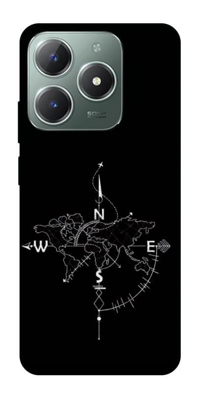 Чохол itsPrint Compass для Realme C61 4G, black, купити оптом з доставкою